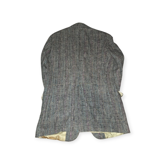 Polo Univeristy Club By Ralph Lauren Gray and Tan Plaid Blazer - Picture 7 of 11